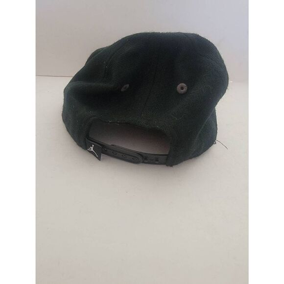 Jordan True Infant Black And Gray Snap Back Jumpman Logo Flat Brim Hat - Picture 2 of 5